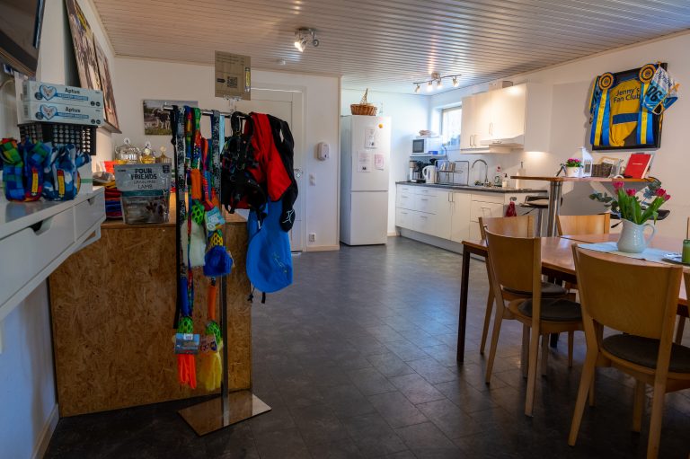 Kök och försäljning, A-hall