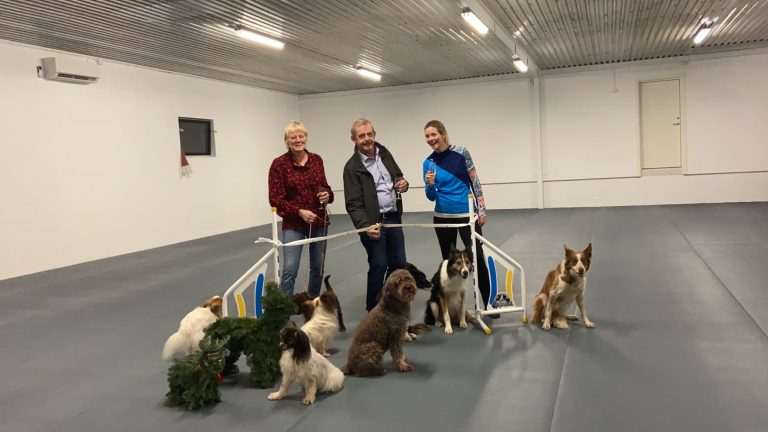 Invigning av B-hallen - Anita, Thommy, Jenny & hundarna